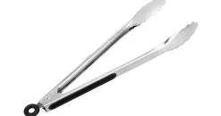 Böttcher-AG Grillzange 34 cm Edelstahl schwarz/silber