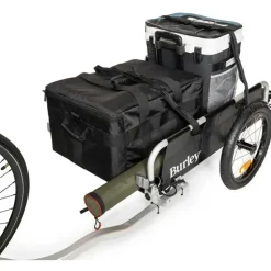 BURLEY Flatbed Lastenanhänger schwarz