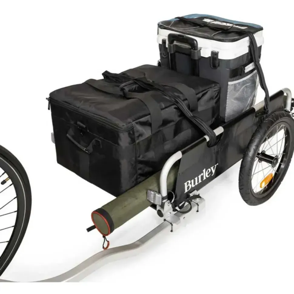 BURLEY Flatbed Lastenanhänger schwarz