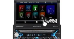 Caliber Autoradio mit Klappbildschirm - Bluetooth - USB - SD - AUX - 1 DIN - Einfach DIN - Rückfahrkamera-Eingang (RMD583DAB-BT)