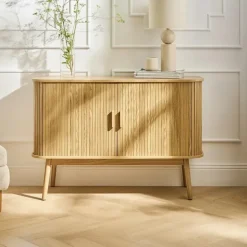 CaliCosy 110 x 75 x 39 cm Eichenholzoptik / Braun