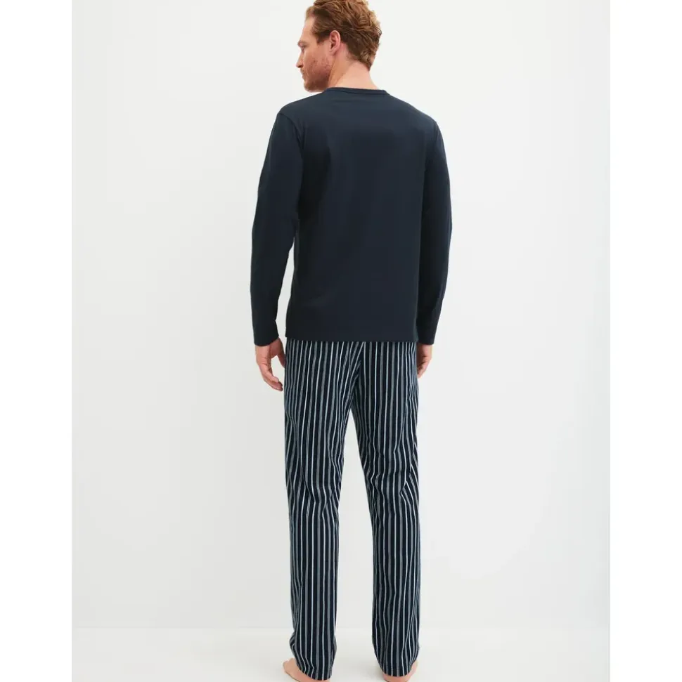 CALIDA Schlafanzug Cotton Special Blau XXL (58/60)