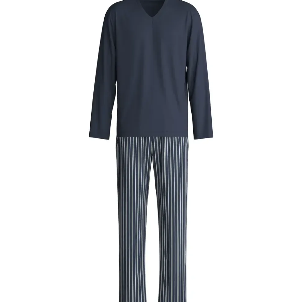 CALIDA Schlafanzug Cotton Special Blau XXL (58/60)
