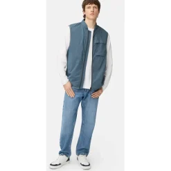 CAMEL ACTIVE Leichte einrollbare Weste mit Funktionstaschen blau S