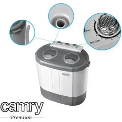 Camry CR 8052 Camping-Waschmaschine Toplader (3 kg)