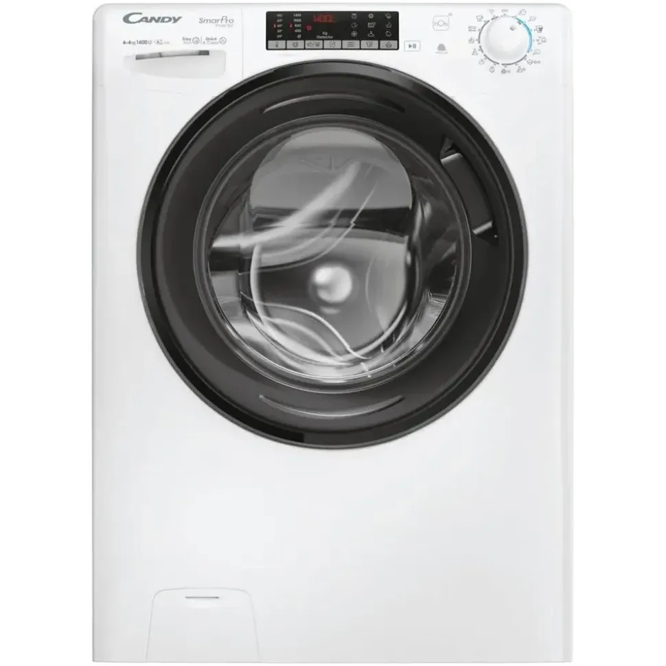 Candy CSOW44644TWMB6-S Waschtrockner (6 kg / 4 kg, 1400 U/min)