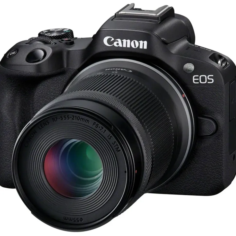 Canon EOS R50 schwarz + RF-S 18-45 mm + RF-S 55-210 mm
