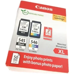 Canon PG-545XL schwarz + CL-546XL CMY
