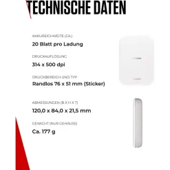 Canon Zoemini 2 perlweiß 5452C007