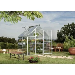 CANOPIA Hybrid Alu silber Polycarbonat 0,7 mm/Dach HKP 4 mm 2,3 m2