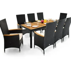 CASARIA Verona Premium Set 9-tlg. schwarz
