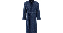CAWÖ Graphic 4851 Bademantel Blau L