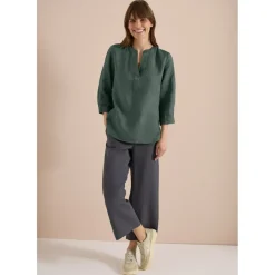 Cecil 3/4-Arm Tunika aus reinem Leinen - XXL