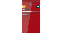 Cecotec Bolero CoolMarket 2D Origin 86 Retro-Kühlschrank (86 l, 893 mm hoch, Rot)