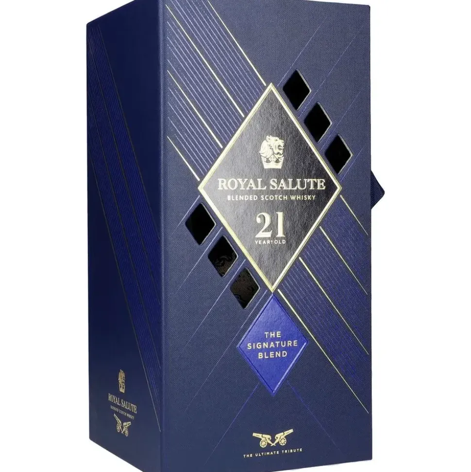 Chivas Regal 21 Years Old Royal Salute Blended Scotch 40% vol 0,7 l Geschenkbox
