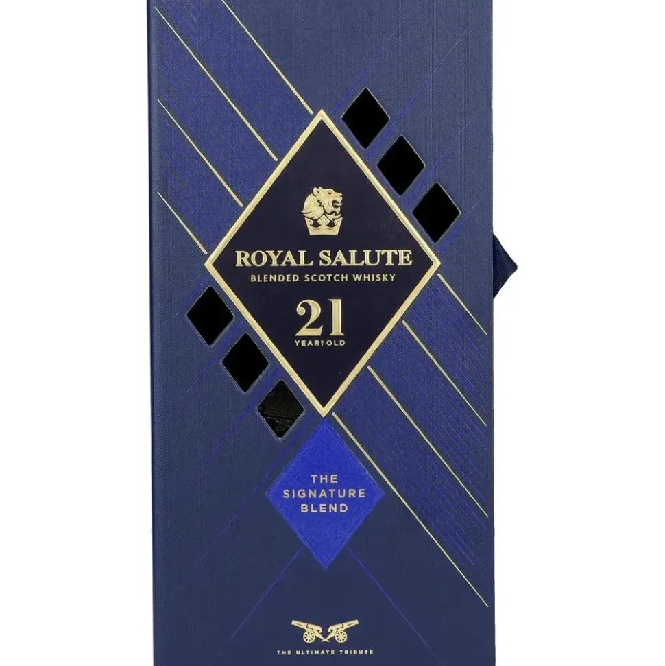 Chivas Regal 21 Years Old Royal Salute Blended Scotch 40% vol 0,7 l Geschenkbox