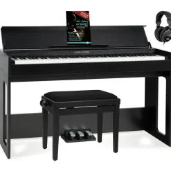 Classic Cantabile DP-S1 SM E-Piano Schwarz matt Set,