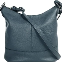Cluty Umhängetasche Leder Blue