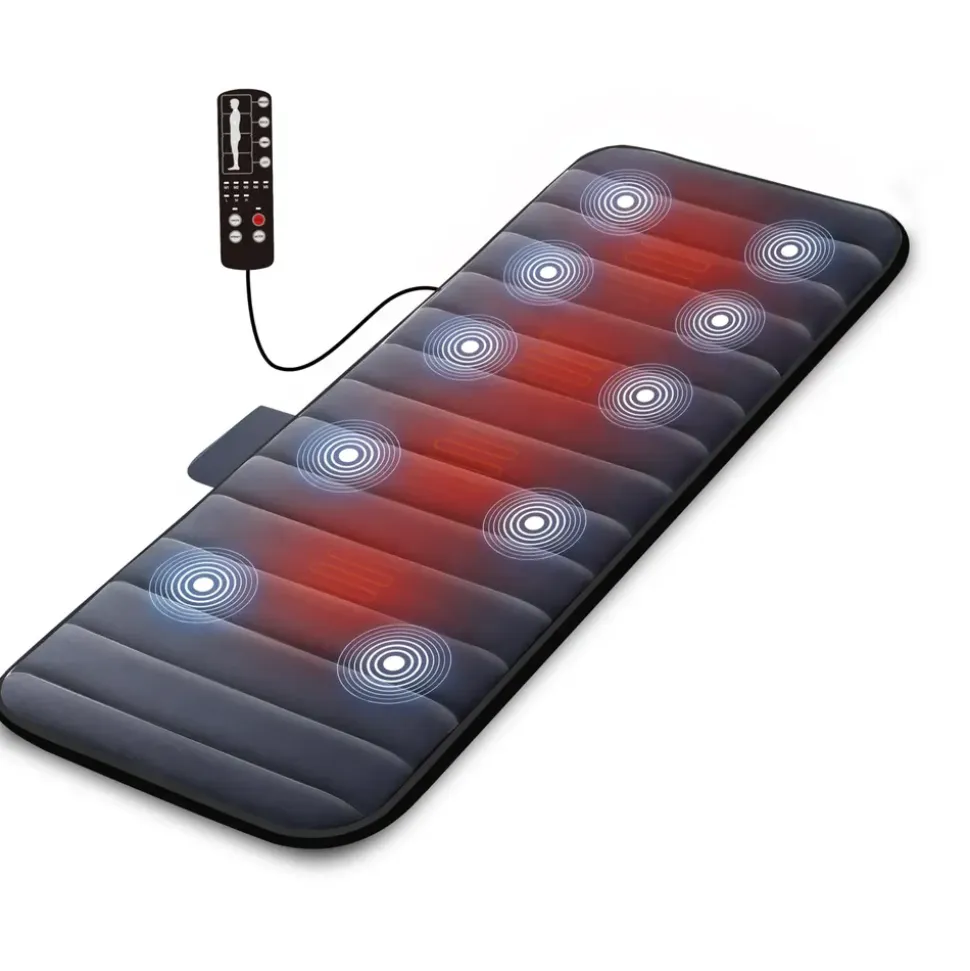 COMFIER Massagematte mit Wärmefunktion 10 Motoren 5 Massage-Modi