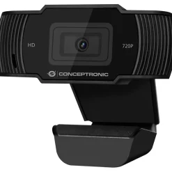 Conceptronic AMDIS 720p HD Webcam Schwarz