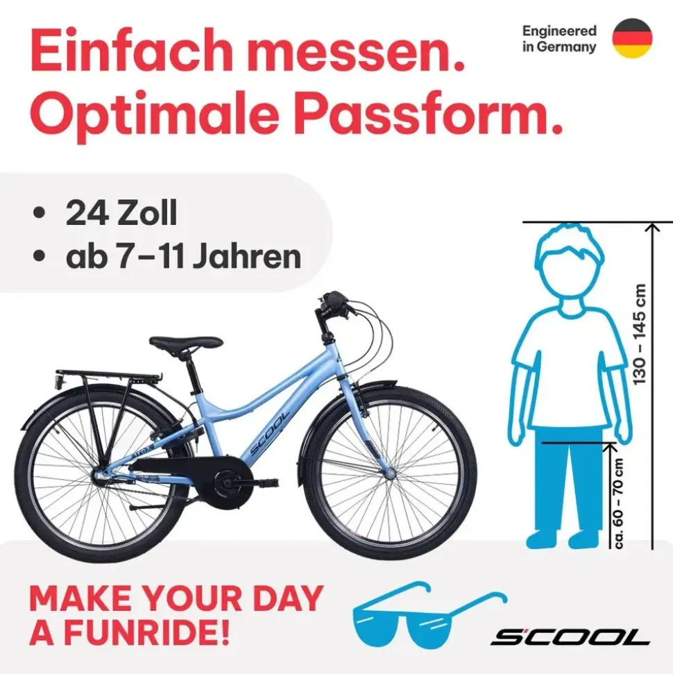 coolmobility gmbh S'COOL troX 24 Zoll blau