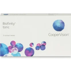 CooperVision Biofinity Toric 3 St. / 8,70 BC / -4,25 DPT / -0,75 CYL / 10° AX