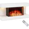 Costway Elektrokamin 1500W Weiß