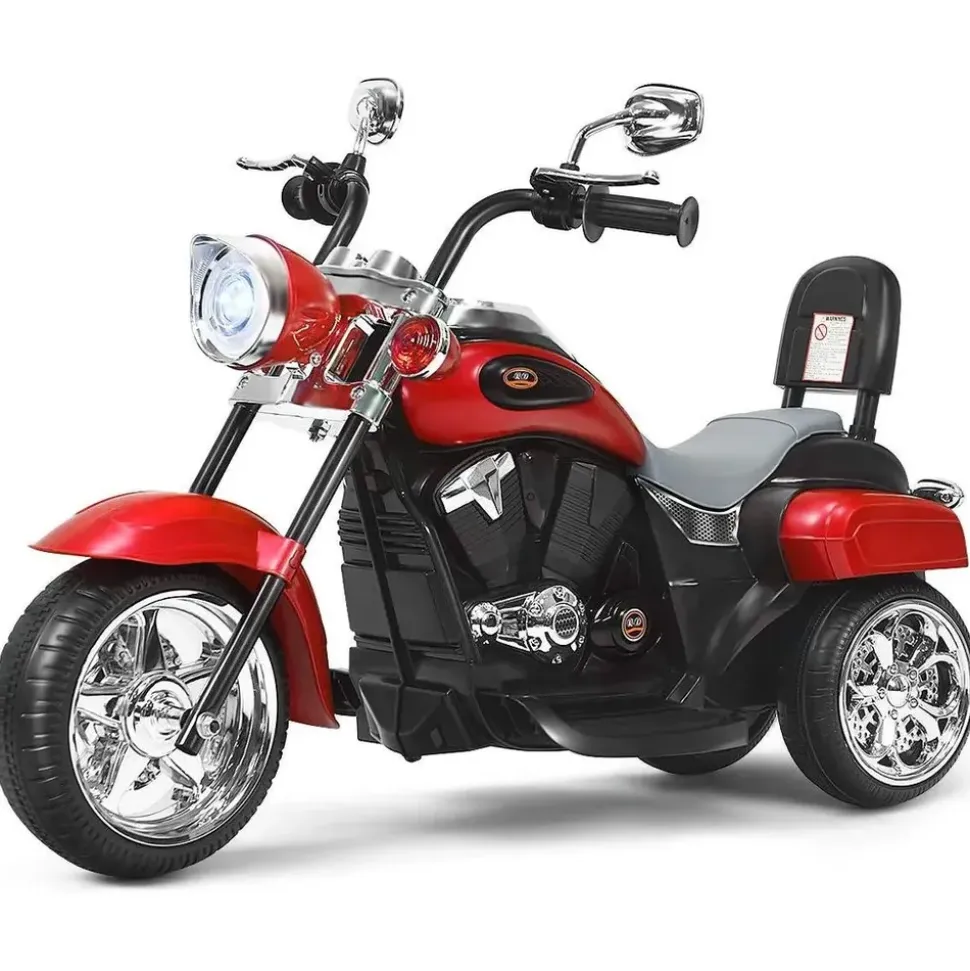 Costway Elektro-Kindermotorrad 6V rot