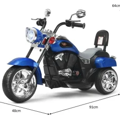 Costway Elektromotorrad 6V blau