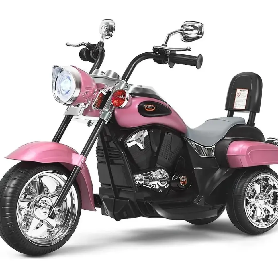 Costway Elektromotorrad 6V rosa