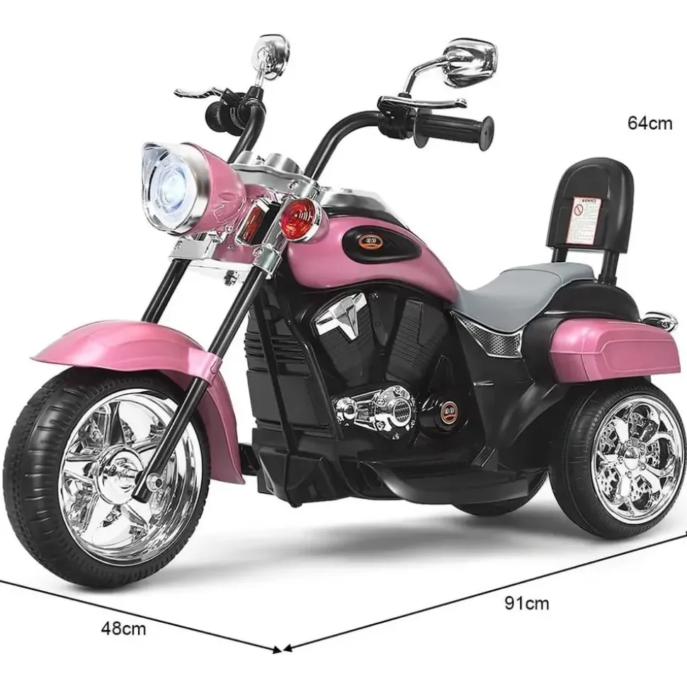 Costway Elektromotorrad 6V rosa