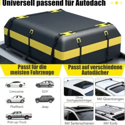 Costway 600L Schwarz/Gelb
