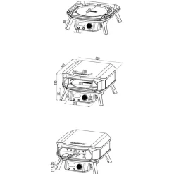 cozze Premium Rotate Pizzaofen Gas