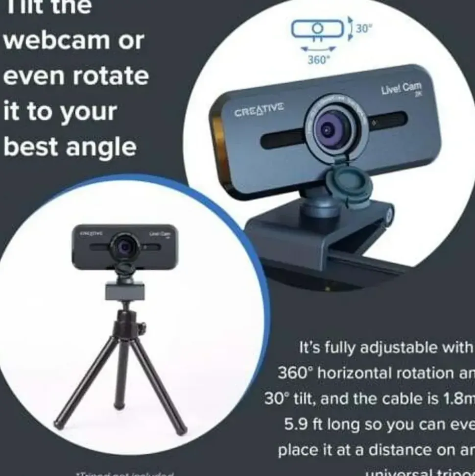 Creative Labs Live! Cam Sync V3 Schwarz