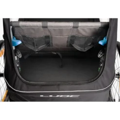 Cube Double Pure Kinderanhänger schwarz/grau 2026