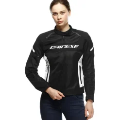 Dainese Air Frame 3 Textiljacke Schwarz/Weiß 44