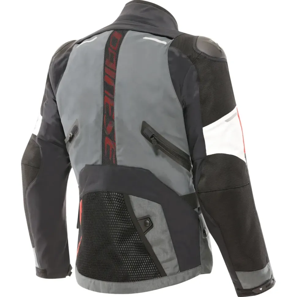 Dainese Carve Master 4 Textiljacke Schwarz/Grau/Rot 58