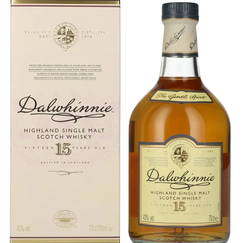 Dalwhinnie 15 Years Old Highland Single Malt 43% vol 0,7 l Geschenkbox
