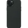 decoded iPhone 15 Plus Leder Case schwarz
