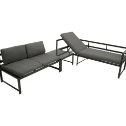 DEGAMO Montana Loungeset Aluminium dunkelgrau