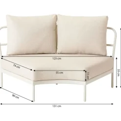 Dehner Avignon Loungeset beige