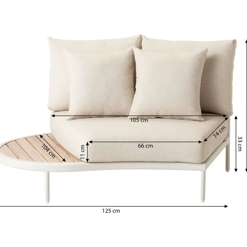 Dehner Avignon Loungeset beige