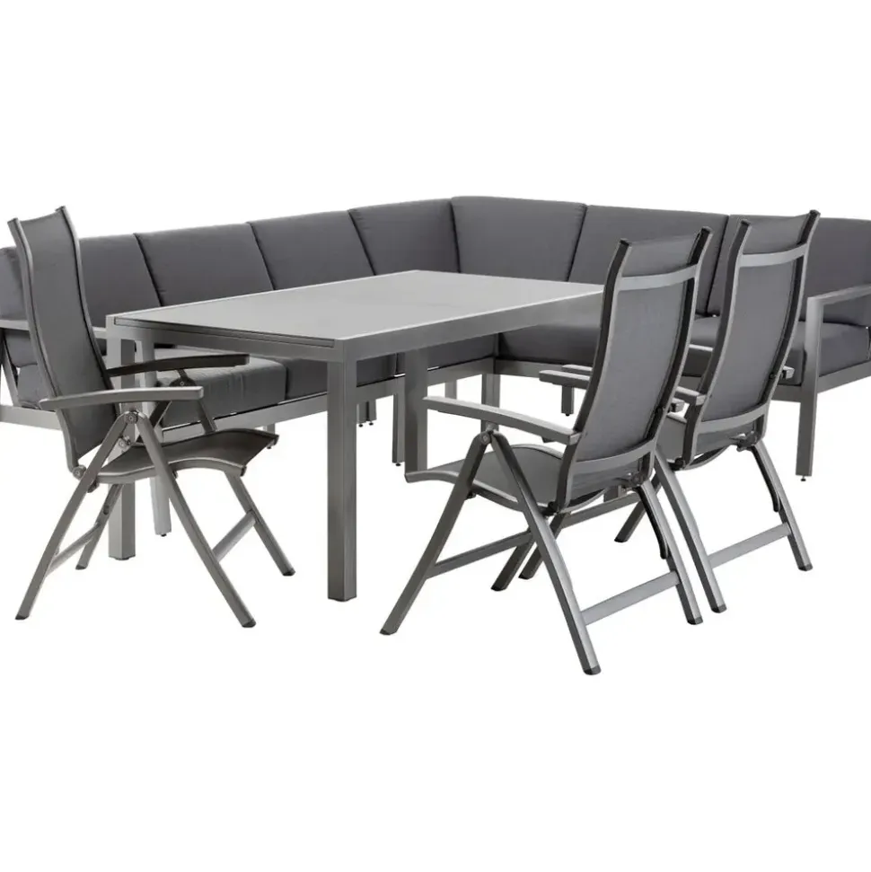 Dehner Chicago Loungeset grau