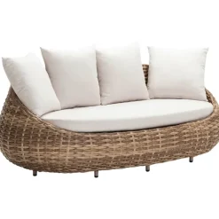 Dehner Tulum Loungesofa braun/weiß