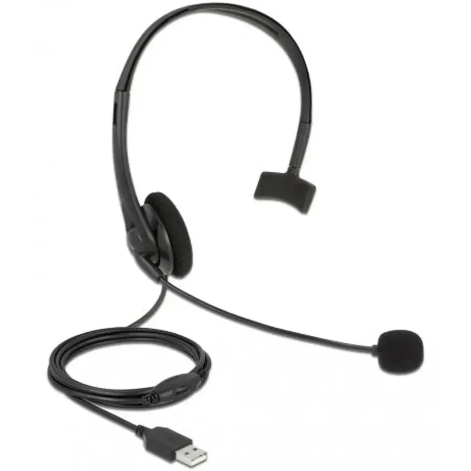 DeLock Mono USB Headset 27177