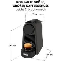 De'Longhi Nespresso Essenza Mini EN 85.BKMT mattschwarz