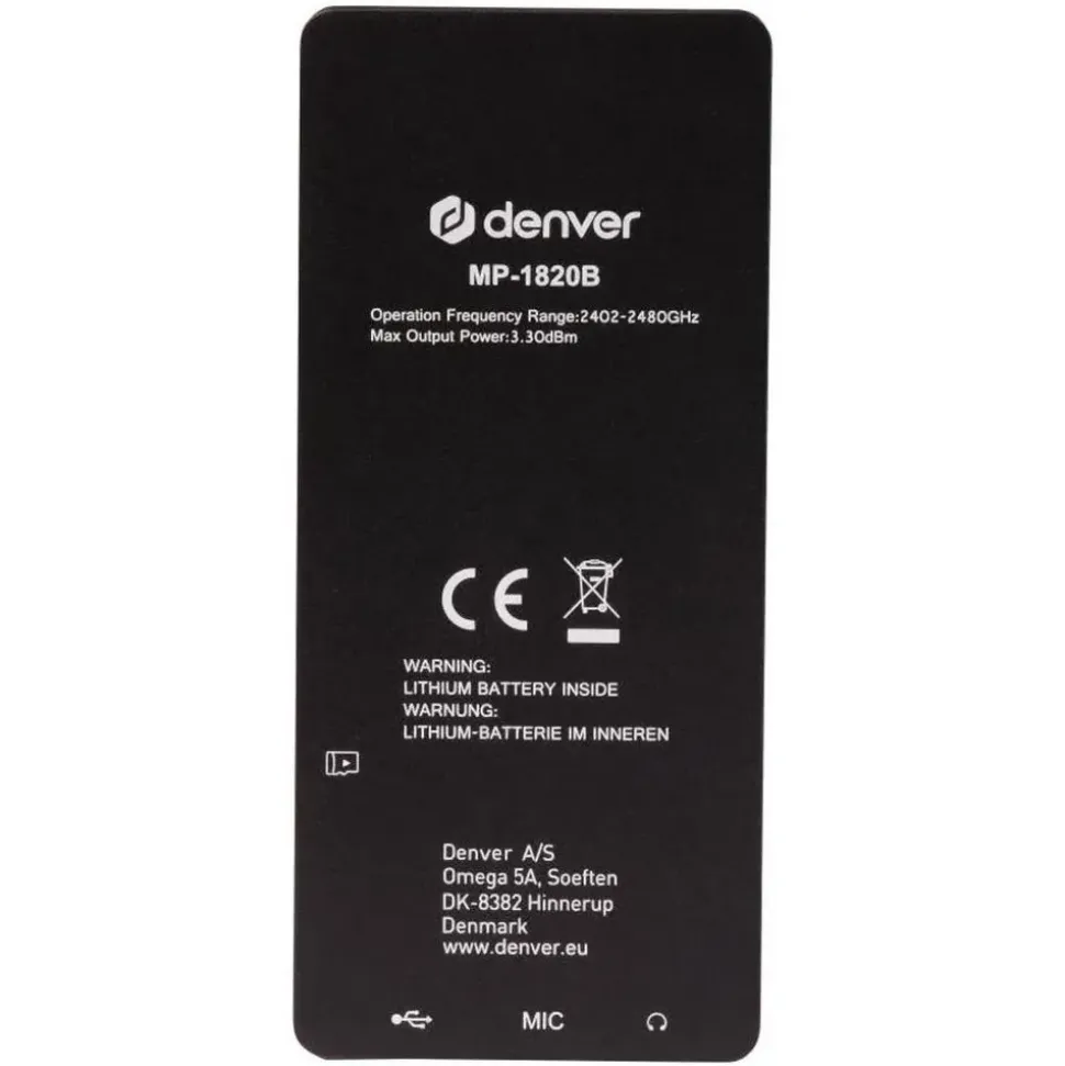 Denver MP-1820B Schwarz