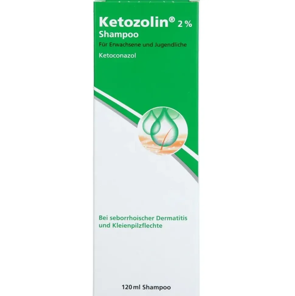 Dermapharm Ketozolin 2% gegen Shuppen 120 ml