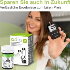 diabetikerbedarf adia Blutzuckerteststreifen 150 St.