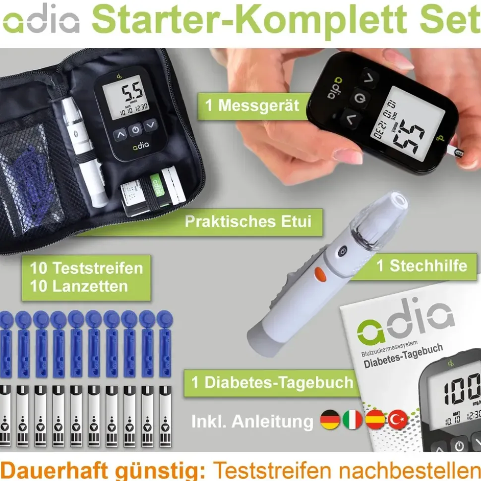 diabetikerbedarf db GmbH Adia Set mmol/l